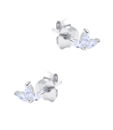 Gorgeous CZ Stone Silver Stud Earring STS-6302